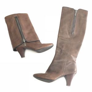Frye Dannika Piping Boot Zip Cuffed | Tall Heeled